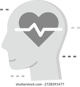 Línea de bienestar de diseño de íconos de Vector