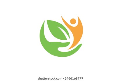 Diseño de logotipo de bienestar concepto icono Plantilla. Vector profesional
