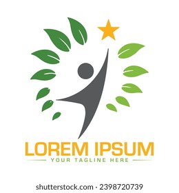 Diseño de logotipo de bienestar Diseño de logotipos creativos y profesionales