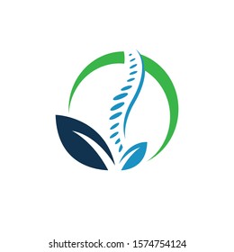 wellness logo design vector illustration. health care green leaf symbol sign isolated