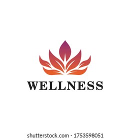 Wellness Logo Design Vector Symbol Beauty Stock Vector (Royalty Free ...