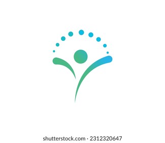 Wellness Logo design vector template