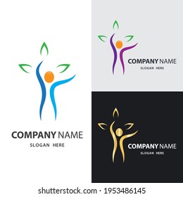 Wellness logo images design illustration