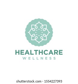 Wellness Logo Simple Clean Modern Design Stock Vector (Royalty Free ...