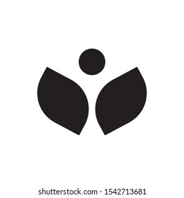 Wellness logo template vector icon design