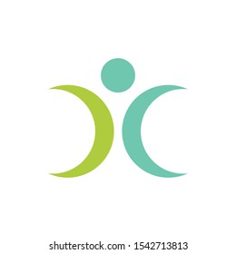 Wellness logo template vector icon design