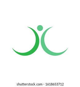 Wellness logo template vector icon design
