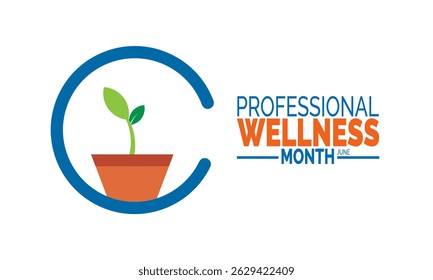 Wellness Month Campaign. Health and Wellness Posters, Corporate Health Banners, Social Media post, and Corporate Wellness background Design Inspiration Vector Art