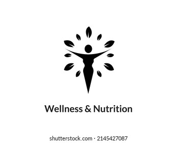 Wellness and Nutrition Logo, Wellness and Nutrition Icon