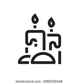 Wellness outline icon vector illustrations