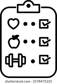 Wellness Program line icon single high quality
