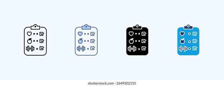 Wellness Program line icon single high quality

