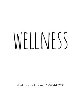 Vector de signos ''Wellness'' para diseño gráfico