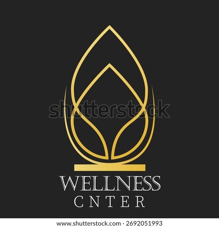wellness Spa center logo design Jewelry ,crown