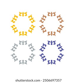 WELLNESS SPA RESORT HOTEL SIGN SYMBOL LOGO VECTOR
