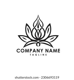 diseño del logotipo de la terapia de bienestar 