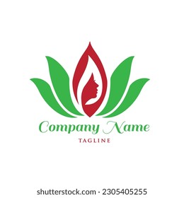 wellness spa women logo design