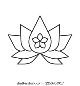 Icono vector de bienestar. Firma de línea para concepto móvil y diseño web. Símbolo, ilustración del logotipo. Gráficos vectoriales