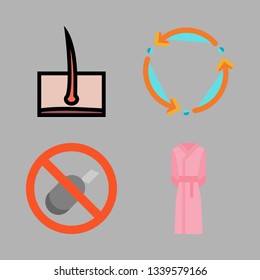 wellness vector icon set