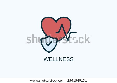 Wellness Vector Or Logo Sign Symbol Illustration
