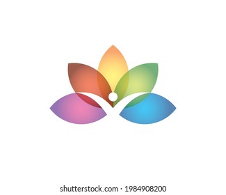 wellness wealth happy success people logo