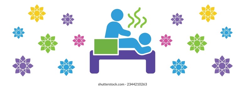  Wellness web icon . Relaxation, spa, sleep, health, lifestyle, collection. Vector illustration.