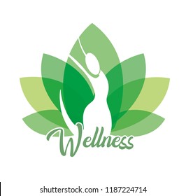wellness woman with natural therapeutic treatment