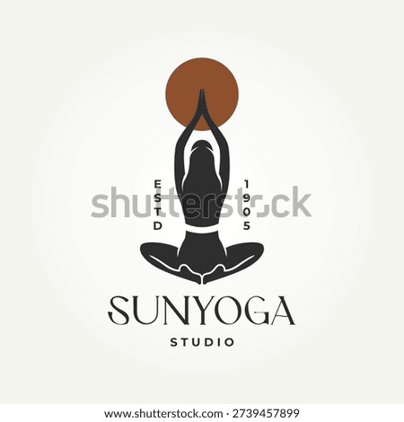 wellness yoga icon logo vector illustration design. yoga ,zen, spa and meditation logo concept