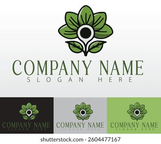 A wellness-inspired logo emphasizing a fresh food lifestyle with natural and healthy themes.