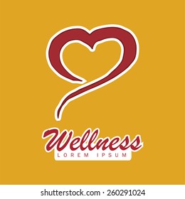 wellness,lotto flower, white background