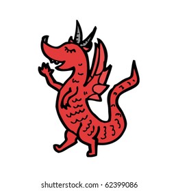 Similar Images, Stock Photos & Vectors of welsh dragon cartoon ...