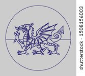 Welsh Dragon Vector illustration eps 10.