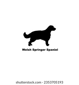  Gales Springer España silueta de perro engendra animales de compañía