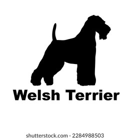 welsh terrier Dog silhouette dog breeds