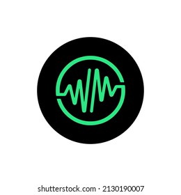 Wemix coin icon isolated on white background.