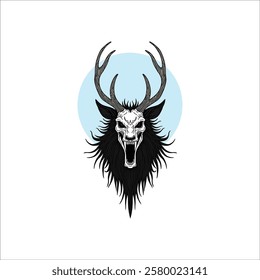 wendigo vector handmade artwork illustration