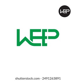 WEP Logo Letter Monogram Design