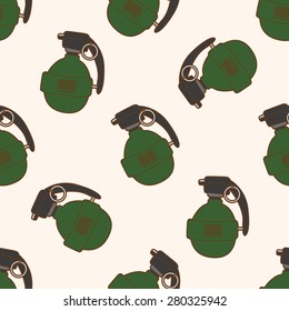 wepon bomb , cartoon seamless pattern background