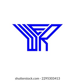 WER Brief Logo kreatives Design mit Vektorgrafik, WER einfach und modern Logo.
