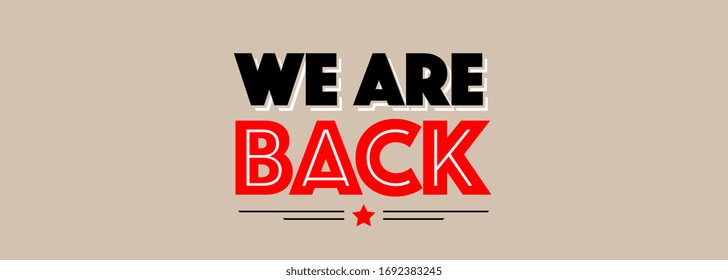 We're back on brown background