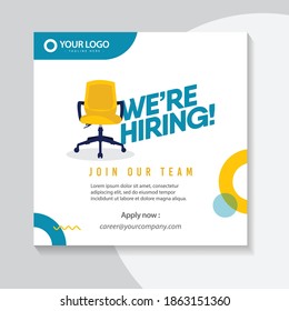 We're hiring design template. Join team our now illustration.