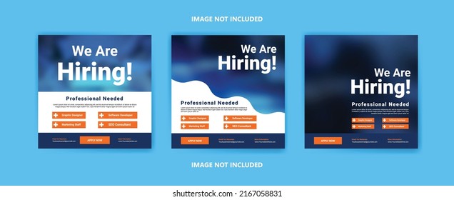 Were Hiring Job Offer Leaflet Template Stock Vector (Royalty Free ...