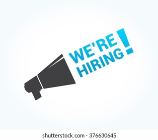 We're Hiring Megaphone Icon