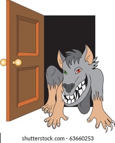 Werewolf come in through door