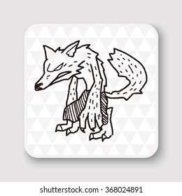 Werewolf doodle