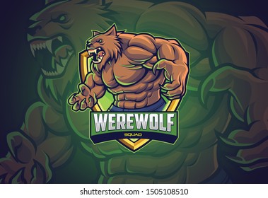 Werewolf esports logo design for your team