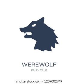 Werewolf icon. Trendy flat vector Werewolf icon on white background from Fairy Tale collection, vector illustration can be use for web and mobile, eps10