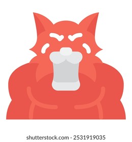 Icono de hombre lobo para Web, App, infografía, etc