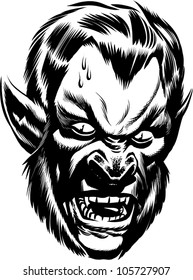 Werewolf Monster Head