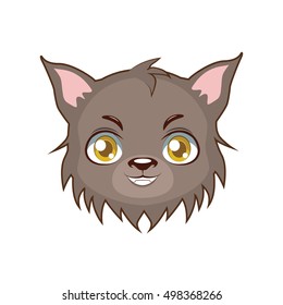 Werewolf portrait for multiple uses, avatar, icon, other